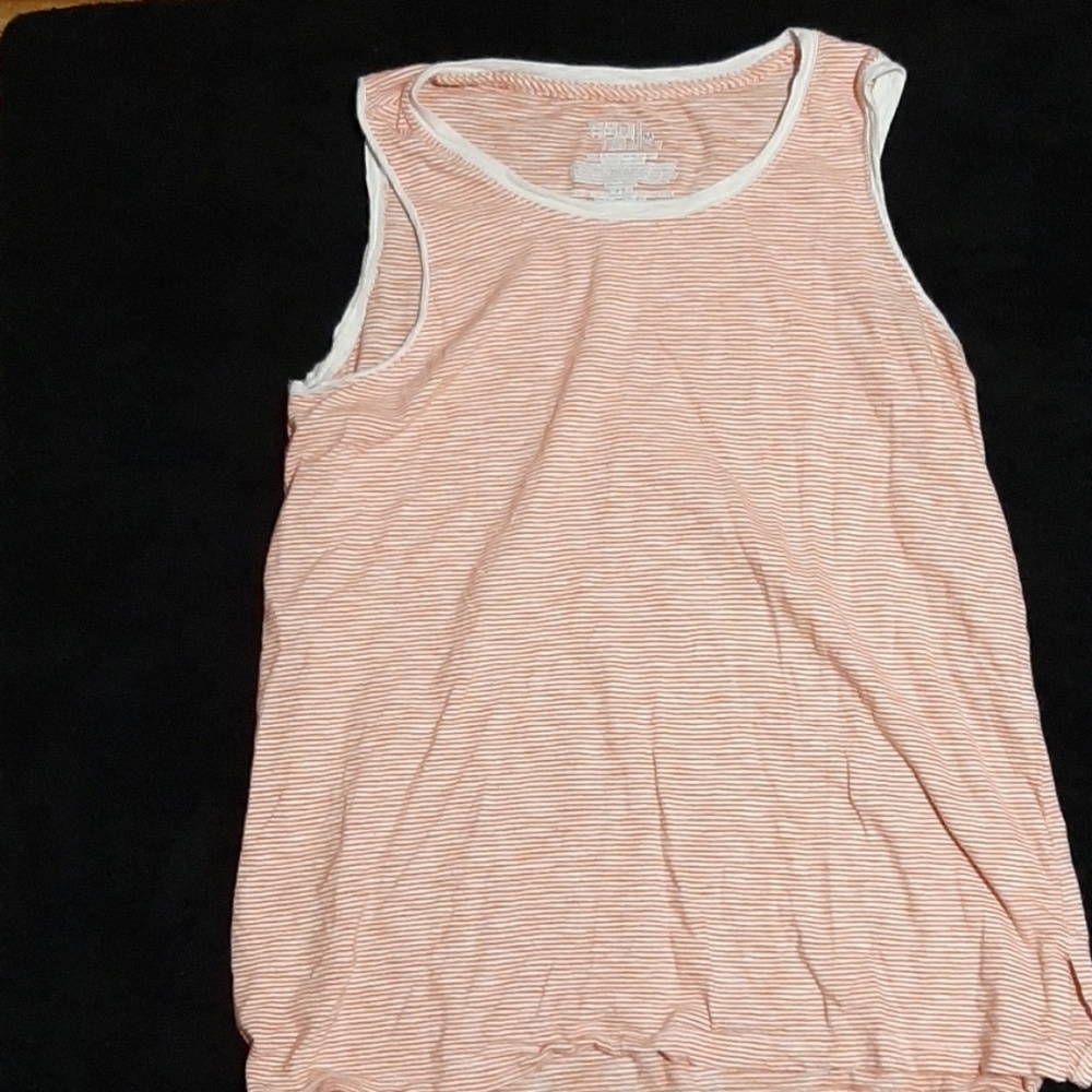 Orange muscle tee
